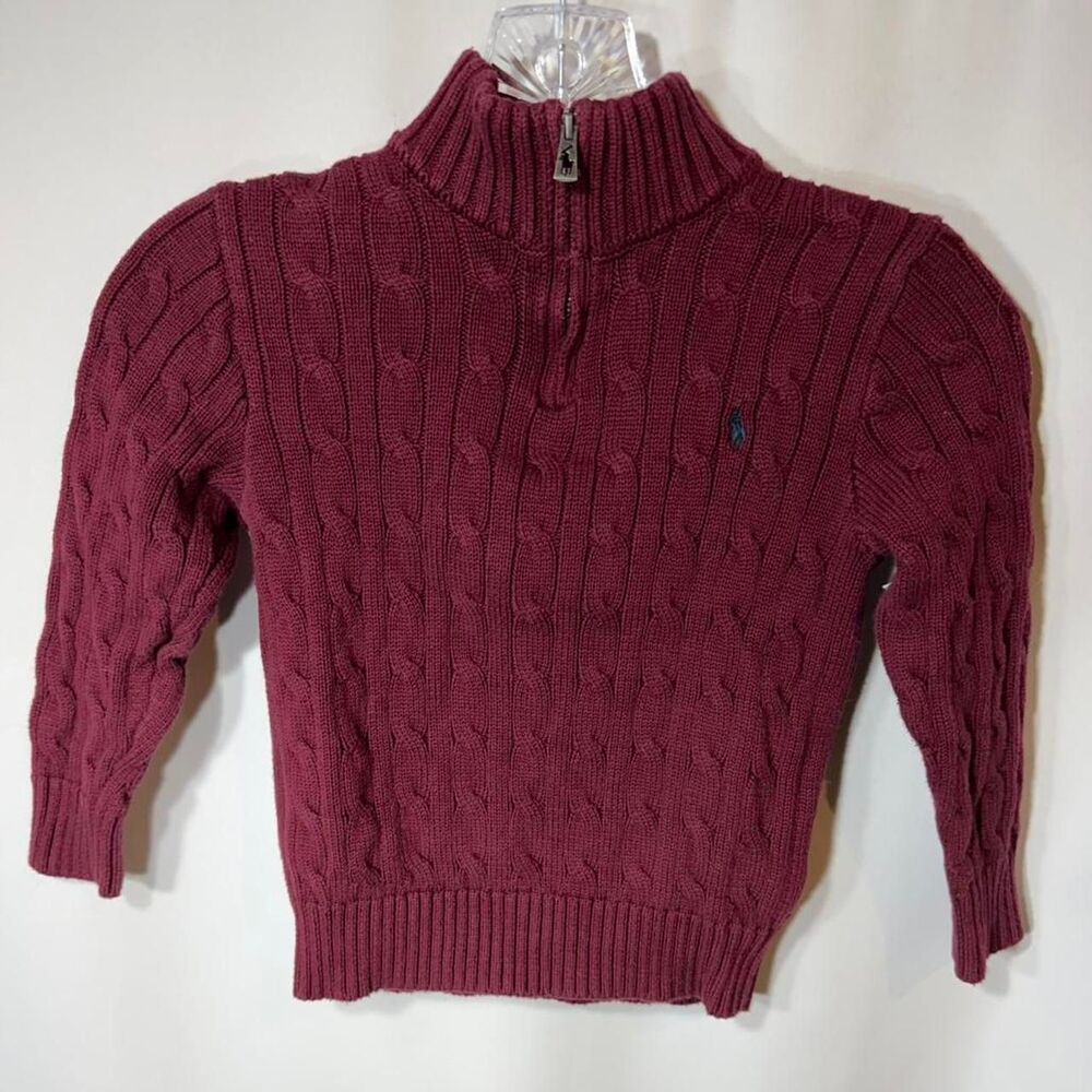 Polo-ralph-lauren boys Burgundy and Red Sweatshirt